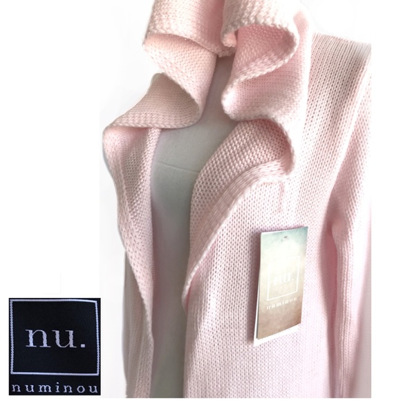 NU Numinou Oversized Hooded Longline Cardigan NWT - Picture 5 of 6